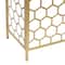 Gold Metal Contemporary Console Table 30" x 42" x 14"
